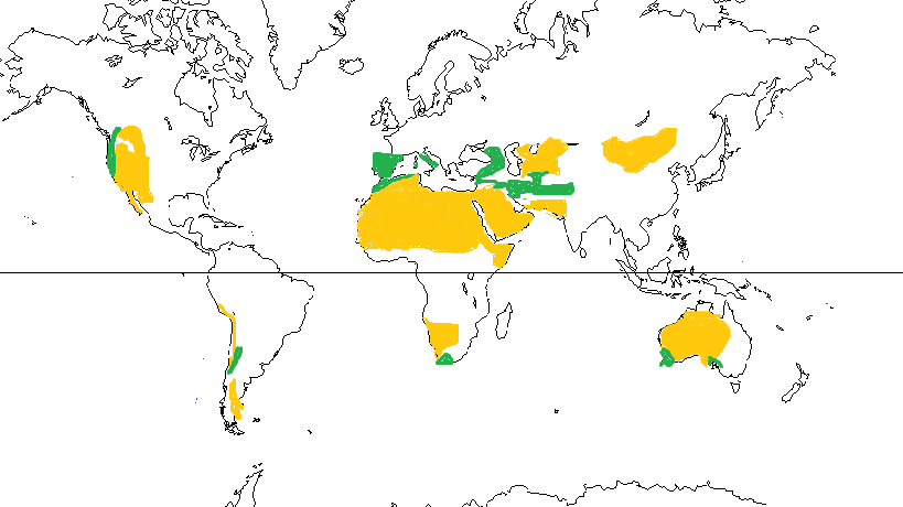 世界の雨温図でケッペン気候区分の見分け方 高校生向け 旅の情報 地理の世界から