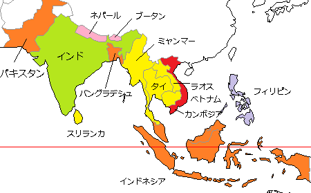 旧宗主国 東南アジア編 旅の情報 地理の世界から